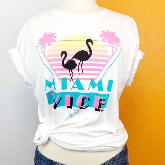 Funko Tops - Miami Vice Graphic Tee